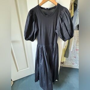 En Saison Black Long Sleeve Dress